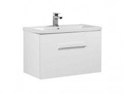 Тумба с Раковиной «Aquanet» Порто 80, Белый Глянец (195731+S-UM-COM80/1-w)