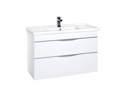 Тумба с Раковиной «Aquanet» Эвора 100, Белый Глянец (185195+182325)