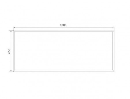 Зеркало «MarkaOne» Glace 100x65/65x100 (4604613348793)