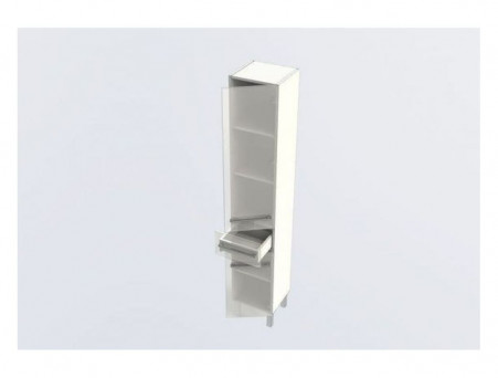 Пенал «Aquanet» Верона 35 Белый Глянец R (178970)