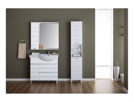 Пенал «Aquanet» Доминика 35 Белый Глянец R (170802)