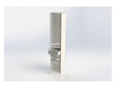 Пенал «Aquanet» Палермо 35 Белый Глянец R (203943)