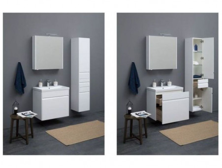 Пенал «Aquanet» Палермо 35 Белый Глянец R (203943)