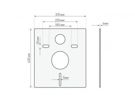 Система Инсталляции для Унитазов «Berges» Atom Line Клавиша Смыва Белая/Хром Глянец (40341)