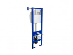 Система Инсталляции для Унитазов «Berges» Atom Line Клавиша Смыва Хром Глянец (40338)