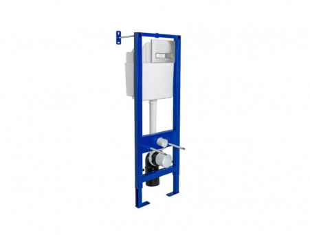 Система Инсталляции для Унитазов «Berges» Atom Line Клавиша Смыва Хром Глянец (40338)