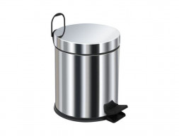 Мусорное Ведро «Berges» с Педалью, 121002, Глянцевый Хром 5л (121002)