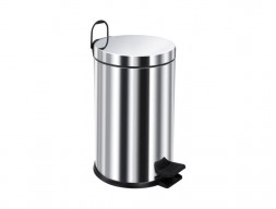 Мусорное Ведро «Berges» с Педалью, 121003, Глянцевый Хром 8л (121003)
