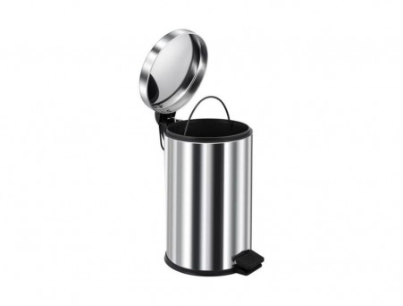 Мусорное Ведро «Berges» с Педалью и Микролифтом, 121008, Глянцевый Хром 12л (121008)
