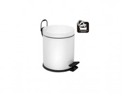 Мусорное Ведро «Berges» с Педалью и Микролифтом, 122002, Белое Матовое 5л (122002)