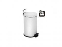 Мусорное Ведро «Berges» с Педалью и Микролифтом, 122003, Белое Матовое 12л (122003)