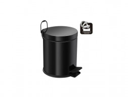 Мусорное Ведро «Berges» с Педалью и Микролифтом, 123002, Черное Матовое 5л (123002)