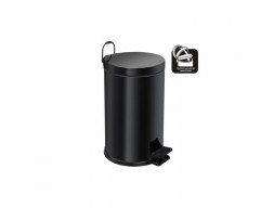 Мусорное Ведро «Berges» с Педалью и Микролифтом, 123003, Черное Матовое 12л (123003)