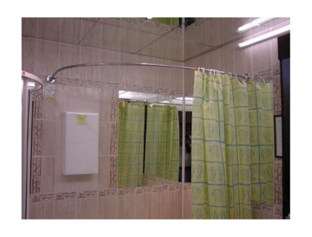 Карниз для Ванны «MarkaOne» Nega 170х95, Серебро (172796)