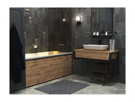 Экран-Купе для Ванны «MarkaOne» Grunge Loft 170, Дуб Вотан (4670127385845)
