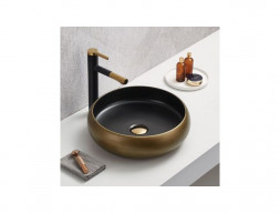 Накладная Раковина «Comforty» Круглая, Черная Матовая (78651)