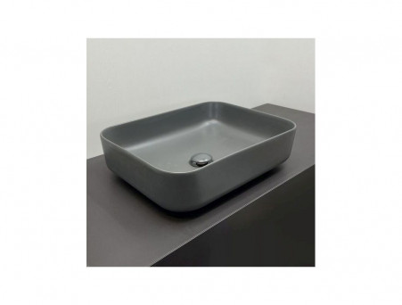 Накладная Раковина «Comforty» Прямоугольная, Графитовая Матовая (T-Y9378MDH)