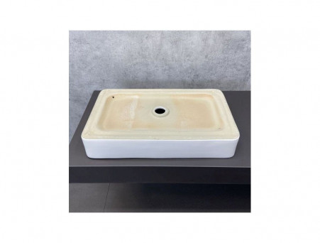 Накладная Раковина «Comforty» Прямоугольная, Белая (78189)