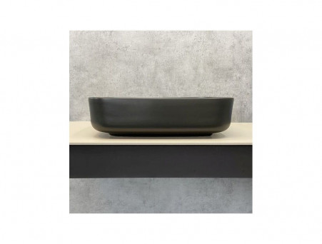 Накладная Раковина «Comforty» Прямоугольная, Черная Матовая (T-Y9378MB)