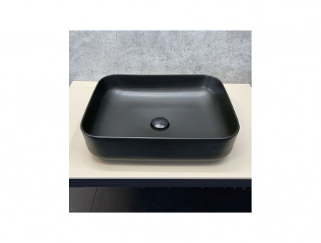 Накладная Раковина «Comforty» Прямоугольная, Черная Матовая (T-Y9378MB)