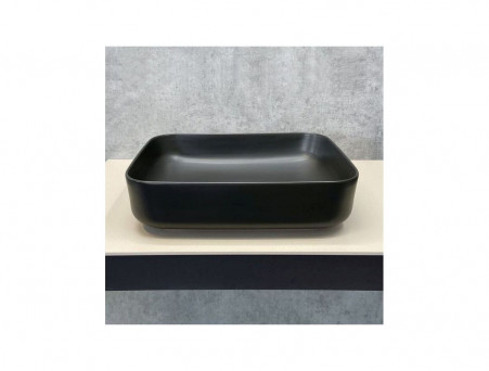 Накладная Раковина «Comforty» Прямоугольная, Черная Матовая (T-Y9378MB)