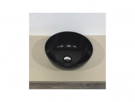 Накладная Раковина «Comforty» Круглая, Черная (107MB)