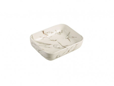 Накладная Раковина «Comforty» Прямоугольная, Матовая Мраморная (N78109MWY-2)