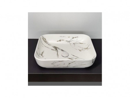 Накладная Раковина «Comforty» Прямоугольная, Матовая Мраморная (N78109MWY-2)
