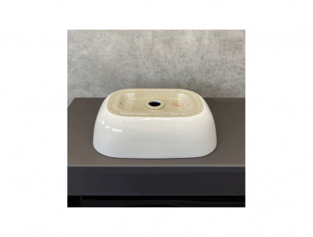 Накладная Раковина «Comforty» Прямоугольная, Белая (78105)