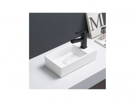 Накладная Раковина «Comforty» Полукруглая, Белая (9140)