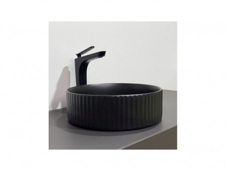 Накладная Раковина «Comforty» Круглая, Черная Матовая (78728MB)
