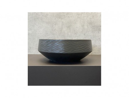 Накладная Раковина «Comforty» Круглая, Черная (J2091)