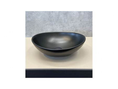 Накладная Раковина «Comforty» Овальная, Черная (7838MB)