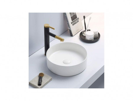 Накладная Раковина «Comforty» Круглая, Белая (9110MW)