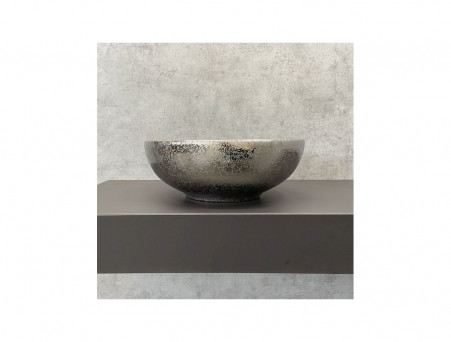 Накладная Раковина «Comforty» Круглая, Серебро (J2056S)