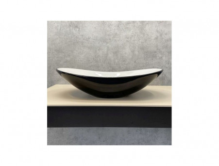 Накладная Раковина «Comforty» Овальная, Черная (7811ABW)