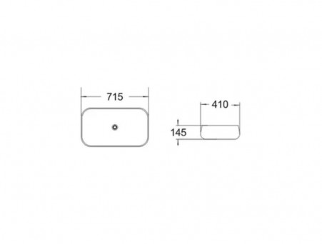Накладная Раковина «Comforty» Овальная, Белая (78101)