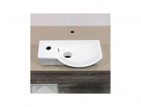 Подвесная Раковина «Comforty» Полукруглая, Белая (7947BR)