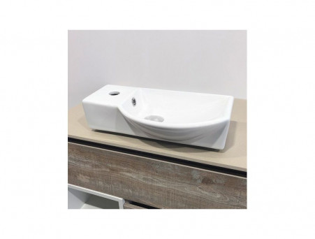 Подвесная Раковина «Comforty» Полукруглая, Белая (7947BR)