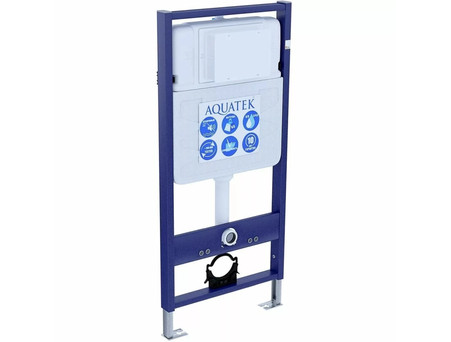 Комплект «Aquatek» Вега, Унитаз, Клавиша, Крепления и Инсталляция (SET AQUATEK ВЕГА cmp-017)