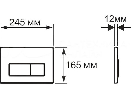 Комплект «Aquatek» Вега, Унитаз, Клавиша, Крепления и Инсталляция (SET AQUATEK ВЕГА cmp-017)
