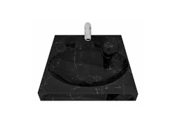 Раковина «Marko» Мэй 60, Черный Мрамор для Установки над Стиральной Машиной