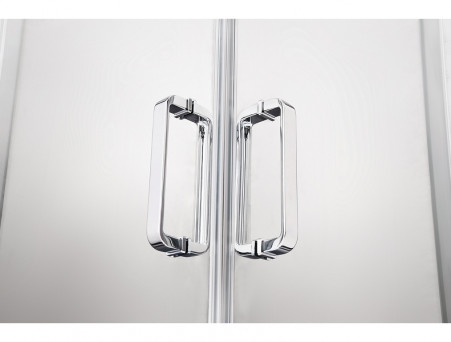 Душевой Уголок «Aquatek» Раздвижные Двери, Четверть Круга, Черный, 100x100см