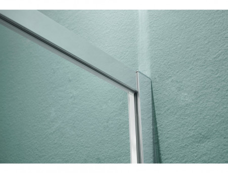 Душевая Дверь «Aquatek» Раздвижная, Двухэлементная, Хром, 100x200см