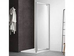 Душевая Дверь «Aquatek» Распашная, Хром, 80x200см