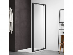 Душевая Дверь «Aquatek» Распашная, Черная, 100x200см