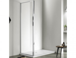 Душевая Стенка «Aquatek» для Комбинации с Дверью, Хром, 90x200см