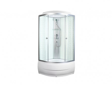 Душевая Кабина «Aquapulse» Square White, 90x90x220см (4102C)