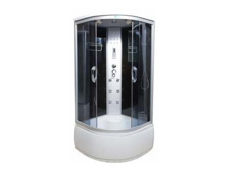 Душевая Кабина «Водный Мир» Высокий Поддон, 100x100x215см (ВМ-8808)