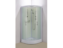 Душевая Кабина «Водный Мир» Угловая, ПУ, Полка, 90x90см (ВМ3015)